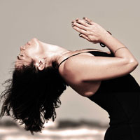Image of woman in yoga pose